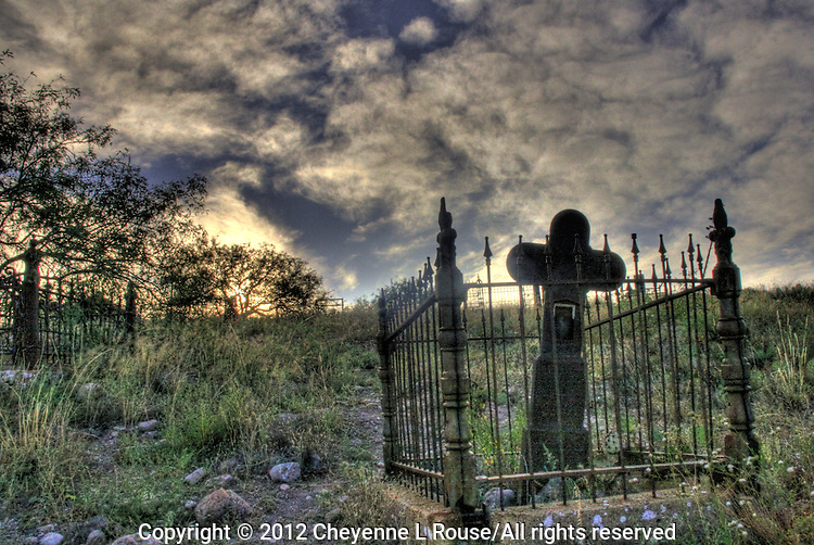 Jerome Cemetery Cross - old mining town in Arizona