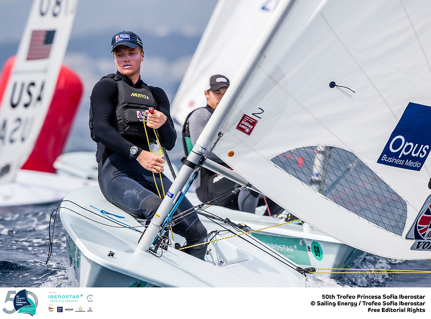 The Trofeo Princesa Sofia Iberostar celebrates this year its 50th anniversary in the elite of Olympic sailing in a record edition, to be held in Majorcan waters from 29th March to 6th April, organised by Club Nàutic S’Arenal, Club Marítimo San Antonio de la Playa, Real Club Náutico de Palma and the Balearic and Spanish federations. ©Jesus Renedo/SAILING ENERGY/50th Trofeo Princesa Sofia Iberostar<br />
03 April, 2019.