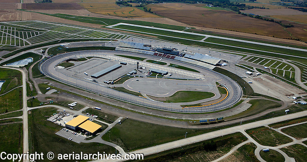 aerial photograph Iowa Speedway, Newton, Iowa