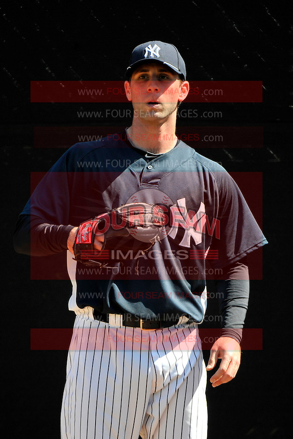 Feb 23, 2010; Tampa, FL, USA; New York Yankees pitcher Jeremy Bleich (86) during team workout at George M. Steinbrenner Field. Mandatory Credit: Tomasso De Rosa