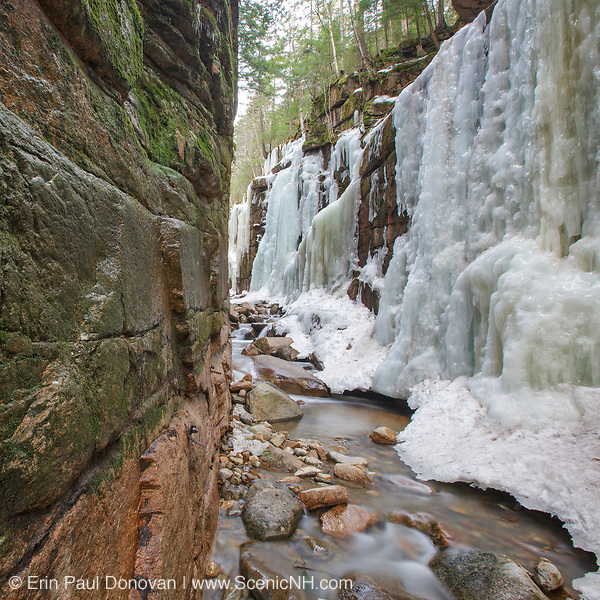 This photo represents April in the 2018 White Mountains New Hampshire calendar. Flume Gorge in Franconia Notch State Park in Lincoln, New Hampshire. You can purchase a copy of the calendar here: http://bit.ly/2rND4Kf