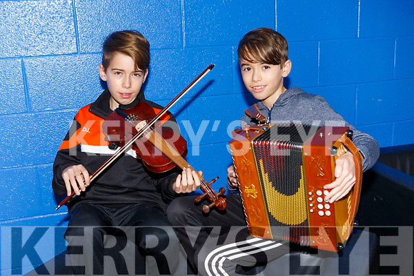 Ceol an Gheimhridh competitions at the IT Tralee South Campus on Saturday. Pictured were David Lane and Mark Lane from Brosnan CCE