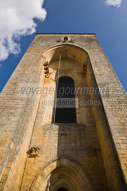 Europe/France/Aquitaine/24/Dordogne/Périgord Noir/Saint-Amand-de-Coly: L'abbaye de Saint-Amand-de-Coly- la tour -donjon