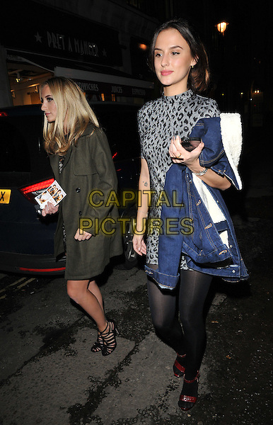 Tiffany Watson & Lucy Watson attend the Lilah Parsons debut capsule collection for Yumi launch party, 15 Bateman Street, Bateman Street, London, UK, on Tuesday 01 December 2015.<br />
CAP/CAN<br />
©Can Nguyen/Capital Pictures