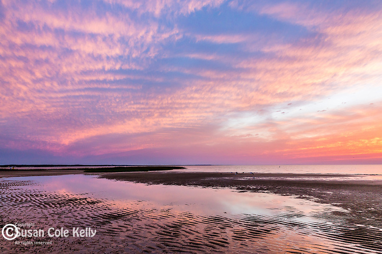 Sunset at First Encounter Beach, Eastham, Cape Cod, Massachusetts, USA