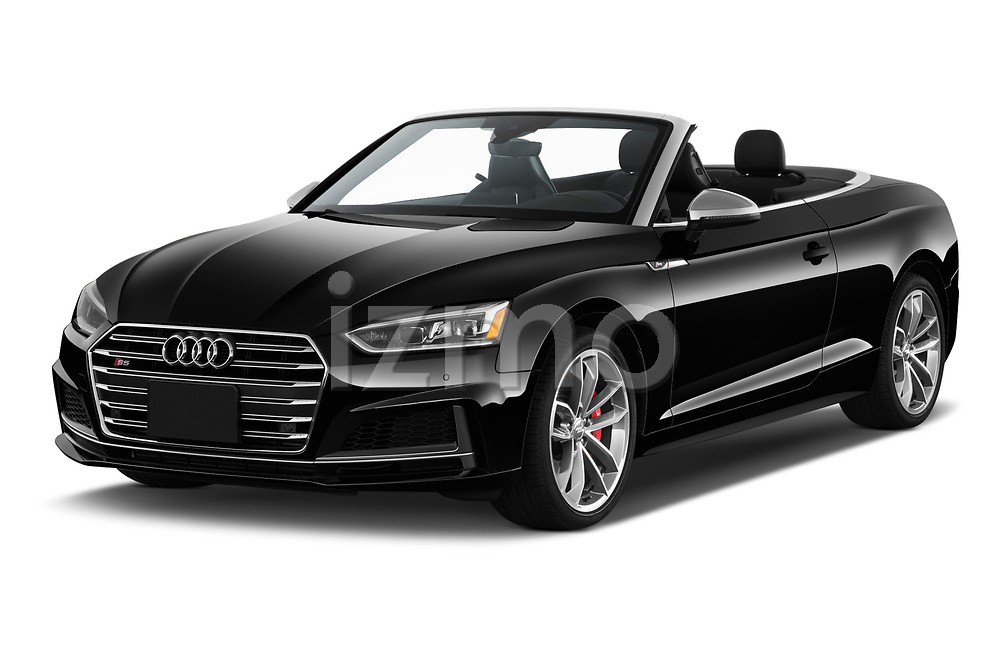 2018 Audi S5 Prestige 4wd 2 Door Convertible angular front stock photos of front three quarter view