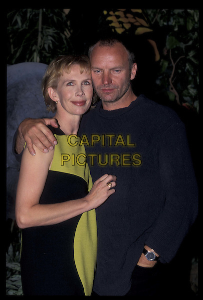 TRUDI STYLER & STING.18 September 1997.Ref: 6391.married, half length, half-length.*RAW SCAN- photo will be adjusted for publication*.www.capitalpictures.com.sales@capitalpictures.com.©Capital Pictures
