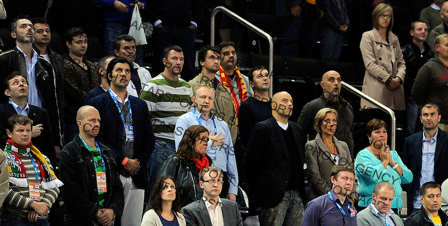 Dejan Bodiroga Dragan Djilas during quarterfinal basketball game between Russia and Serbia in Kaunas, Lithuania, Eurobasket 2011, Thursday, September 15, 2011. (photo: Pedja Milosavljevic)