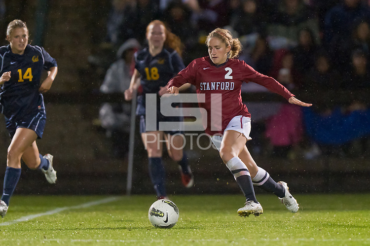 STANFORD, CA - NOVEMBER 5: Stanford defeats California 2-0 in a women's soccer match on November 5, 2011 in Stanford, California.