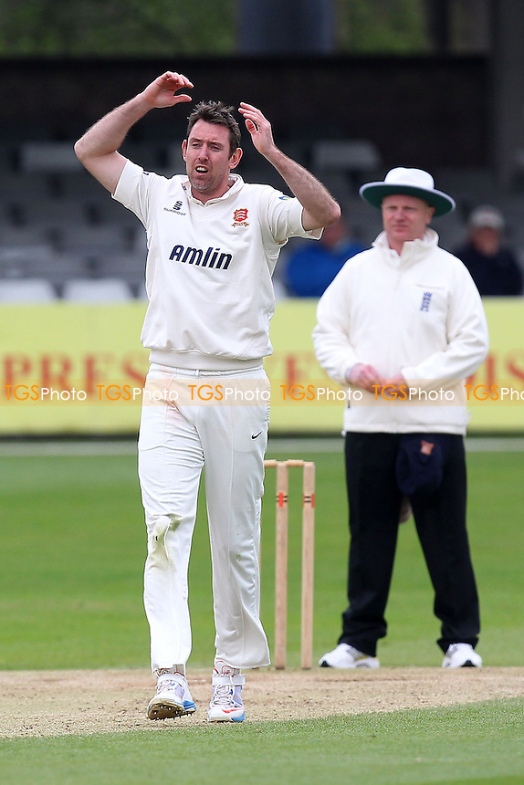 David Masters of Essex reacts as he goes close to a wicket - Essex CCC vs Kent CCC - Pre-Season Friendly Cricket Match at the Essex County Ground, Chelmsford - 04/04/14 - MANDATORY CREDIT: Gavin Ellis/TGSPHOTO - Self billing applies where appropriate - 0845 094 6026 - contact@tgsphoto.co.uk - NO UNPAID USE