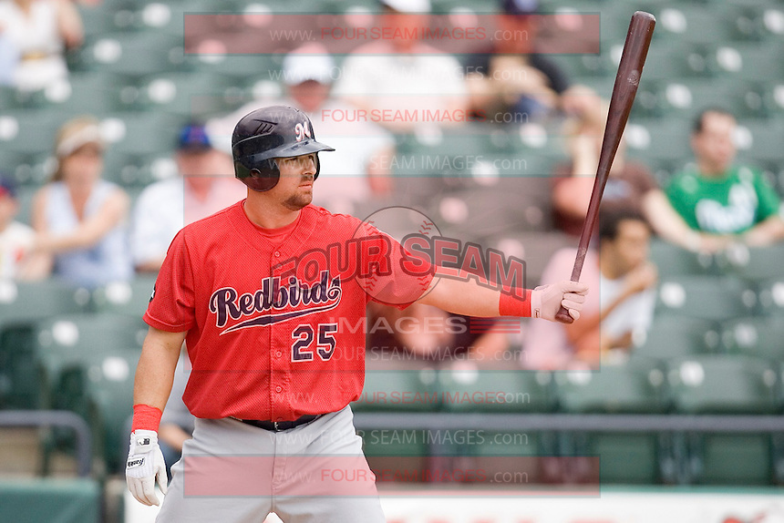 Stavinoha, Nick 0065.jpg. Memphis Redbirds at Round Rock Express in Pacific Coast League Baseball. Dell Diamond on April 26th 2009 in Round Rock, Texas. Photo by Andrew Woolley.