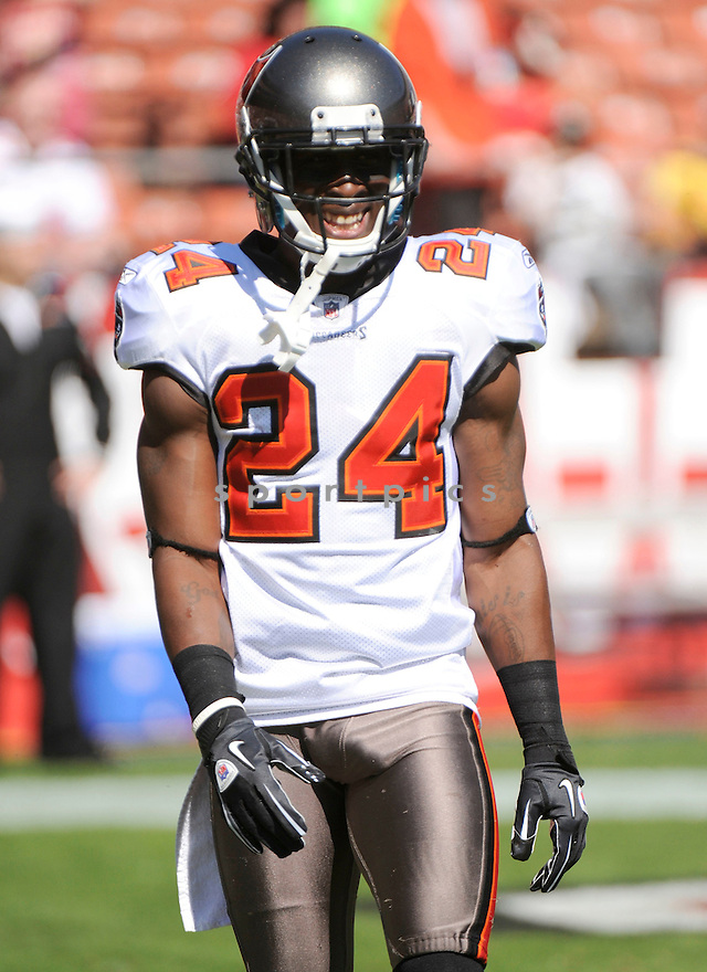 ANTHONY GAITOR, of the Tampa Bay Buccaneers, in action during the Bucs game against the San Francisco 49ers on October 9, 2011 at Candlestick Park in San Francisco, CA. The 49ers beat the Buccaneers 48-3.