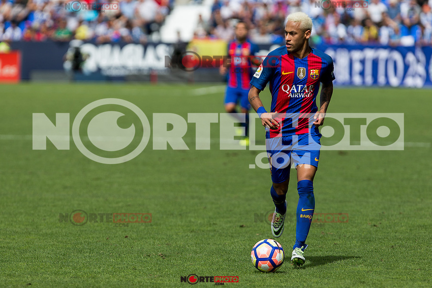 FC Barcelona's Neymar Santos Jr during the match of La Liga between Club Deportivo Leganes and Futbol Club Barcelona at Butarque Estadium in Leganes. September 17, 2016. (ALTERPHOTOS/Rodrigo Jimenez) /NORTEPHOTO