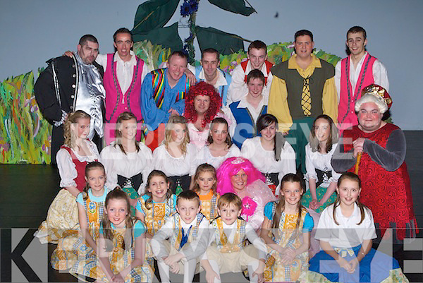 CAST: The full cast of the Oliver Hurley Production of Jack and the Beanstalk Musical, at Siamsa Tire, Tralee on Thursday.. Copyright Kerry's Eye 2008