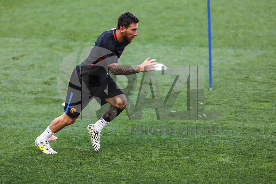 HARRISON, EUA, 21.07.2017 - FUTEBOL-BARCELONA - Lionel Messi jogador do Barcelona durante sessão de treinamento um dia antes da partida contra a Juventus pela International Champions Cup na Red Bull Arena na cidade de Harrison nos Estados Unidos nesta sexta-feira, 21.(Foto: Vanessa Carvalho/Brazil Photo Press)