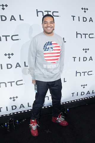 BROOKLYN, NY - OCTOBER 20: Cypher Sounds on arrivals for TIDALx1020 Concert at Barclays Center in Brooklyn, NY on October 20, 2015. Credit: Abel Fermin/MediaPunch