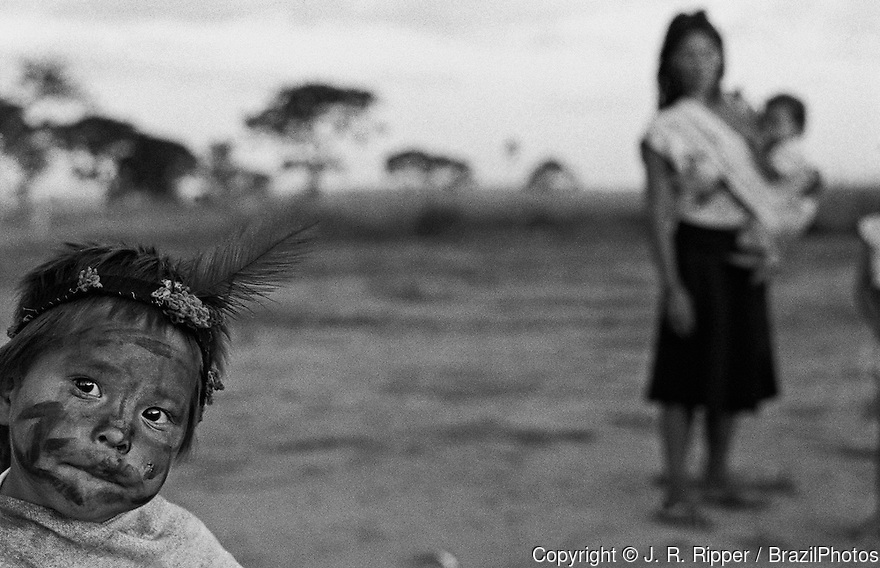 Guarani Kaiowa indigenous people, Mato Grosso do Sul State, Brazil.