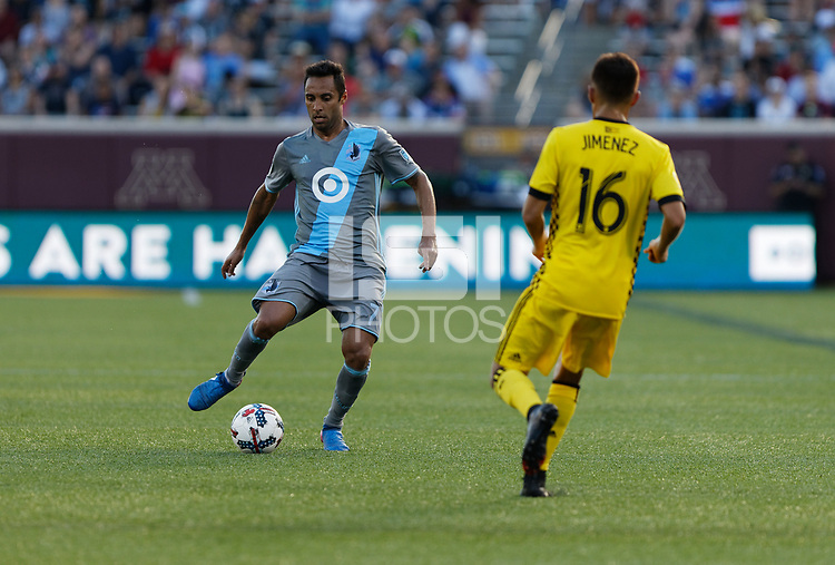 Minneapolis, MN - Tuesday, July 4, 2017: Minnesota United FC played Columbus Crew SC in a Major League Soccer (MLS) game at TCF Bank stadium. Final score Minnesota United 0, Columbus Crew 1