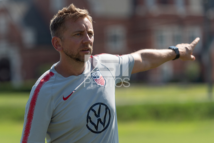 Rome, GA - Friday, June 21, 2019: Stuart Sharp during a Para 7 USMNT training session.