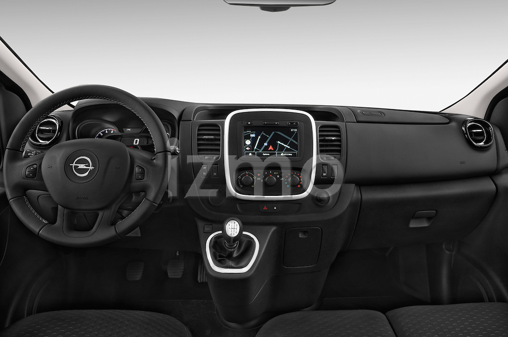 Straight dashboard view of 2015 Opel Vivaro Sportive 4 Door Combi 2WD