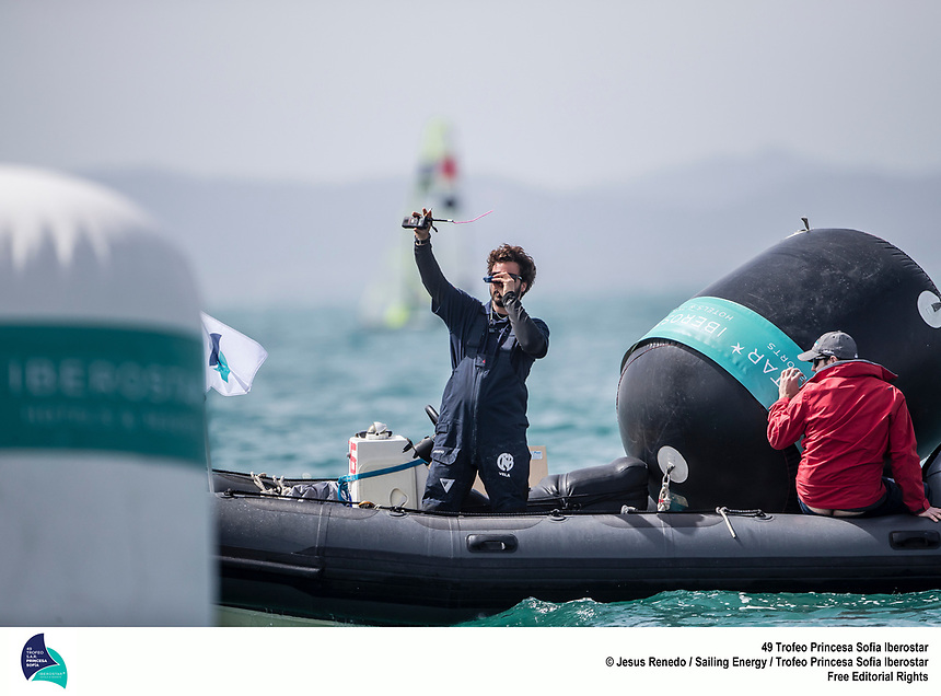 From the 30th of March to the 7th of April the bay of Palma in Mallorca (Spain) hosts the 49th Trofeo Princesa Sofia Iberostar, one of the most important Olympic sailing regatta in the world. Around 1,200 sailors from 64 nations take part in the event this year, in the largest edition in history. Image free of rights for editorial use. © Jesús Renedo / Trofeo Princesa Sofía Iberostar