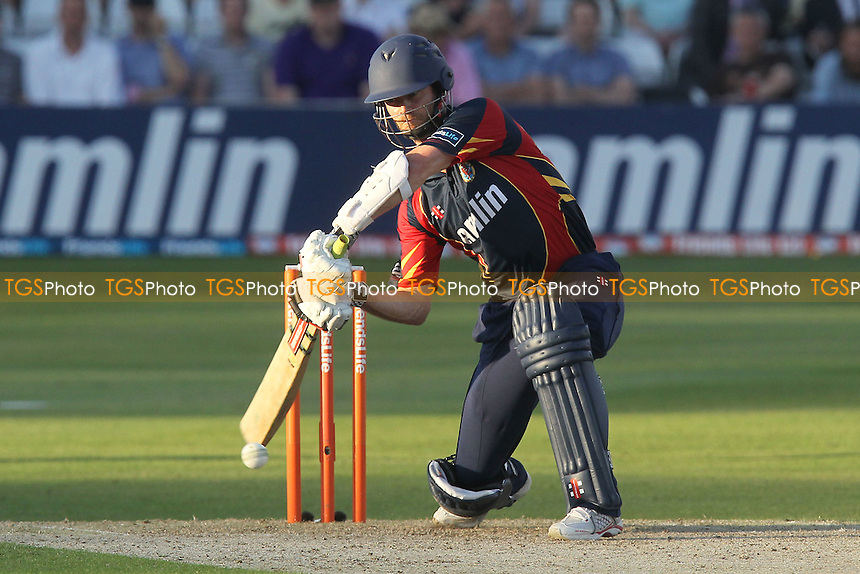 James Foster in batting action for Essex - Essex Eagles vs Sussex Sharks - Friends Life T20 Cricket at the Ford County Ground, Chelmsford, Essex - 28/06/12 - MANDATORY CREDIT: Gavin Ellis/TGSPHOTO - Self billing applies where appropriate - 0845 094 6026 - contact@tgsphoto.co.uk - NO UNPAID USE.