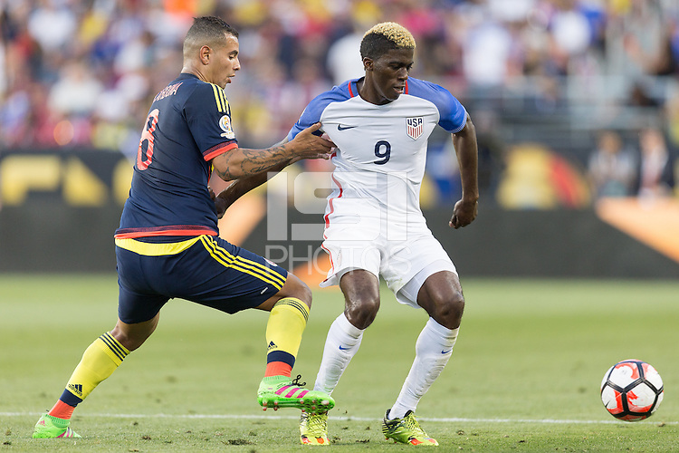 Santa Clara, CA. - June 3, 2016: The U.S. Men's national team are defeated by Colombia 0-2 during their opening match at the 2016 Copa America Centenario at Levi's stadium.