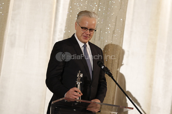 Tim Robbins receiving the "Berlinale Kamera" award at the "Dead Man Walking" screening held at Kino International during 66th Berlinale International Film Festival, Berlin, Germany, 13.02.2016. <br />
Photo by Christopher Tamcke/insight media /MediaPunch ***FOR USA ONLY***