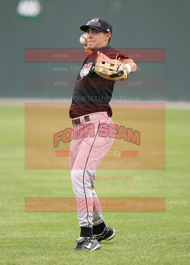 2007: Collin DeLome of the Tri-City Valley Cats, Class-A affiliate of the Houston Astros, during the New York-Penn League baseball season. Photo by Mike Janes/Four Seam Images