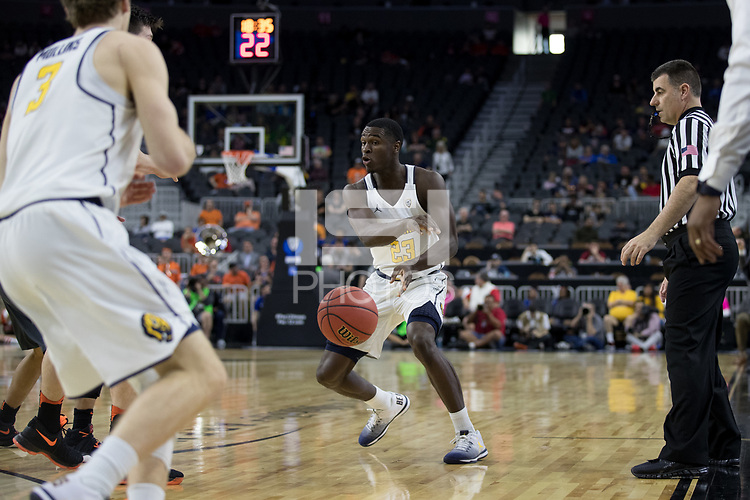 LAS VEGAS, NV - March 8, 2017: Cal Bears Men's Basketball vs. the Oregon State Beavers. Final Score: Cal Bears 67, Oregon State Beavers 62