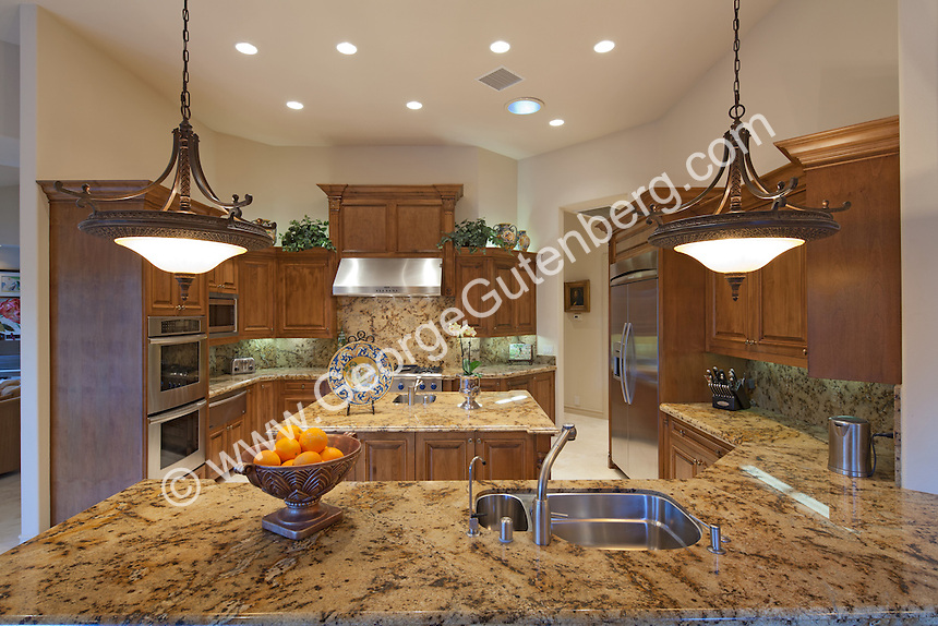 Stock photo of residential kitchen