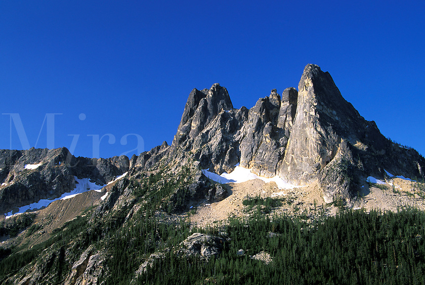 Liberty Bell Mountain, Washington Pass Overlook, North Cascades, Washington