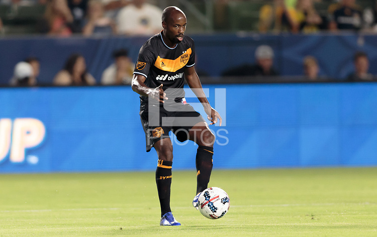 Carson, CA - Saturday June 17, 2017: The Los Angeles Galaxy and the Houston Dynamo played to a 2-2 draw in a Major League Soccer (MLS) game at StubHub center.