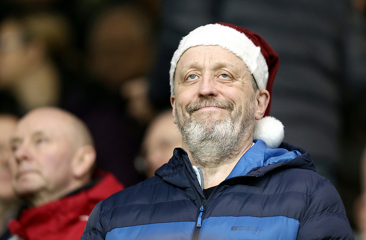 A Burnley fan in high hopes ahead of kick-off <br />
<br />
Photographer Rich Linley/CameraSport<br />
<br />
The Premier League - Burnley v Everton - Wednesday 26th December 2018 - Turf Moor - Burnley<br />
<br />
World Copyright © 2018 CameraSport. All rights reserved. 43 Linden Ave. Countesthorpe. Leicester. England. LE8 5PG - Tel: +44 (0) 116 277 4147 - admin@camerasport.com - www.camerasport.com