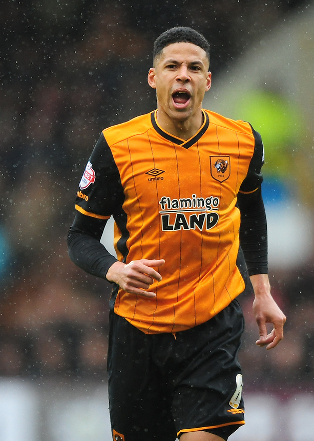 Hull City's Curtis Davies<br />
<br />
Photographer Chris Vaughan/CameraSport<br />
<br />
Football - The Football League Sky Bet Championship - Burnley v Hull City - Saturday 6th February 2016 - Turf Moor - Burnley <br />
<br />
© CameraSport - 43 Linden Ave. Countesthorpe. Leicester. England. LE8 5PG - Tel: +44 (0) 116 277 4147 - admin@camerasport.com - www.camerasport.com