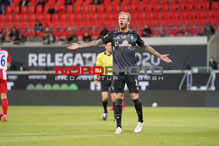 Kevin Vogt (Werder Bremen #03)<br />
<br />
<br />
Sport: nphgm001: Fussball: 1. Bundesliga: Saison 19/20: Relegation 02; 1.FC Heidenheim vs SV Werder Bremen - 06.07.2020<br />
<br />
Foto: gumzmedia/nordphoto/POOL <br />
<br />
DFL regulations prohibit any use of photographs as image sequences and/or quasi-video.<br />
EDITORIAL USE ONLY<br />
National and international News-Agencies OUT.