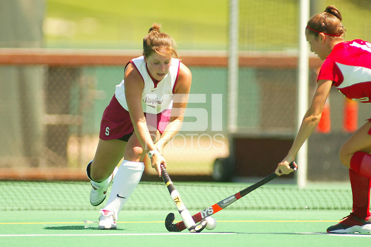 27 August 2005: Jessica Zutz during Stanford's 2-1 overtime loss to Miami (Ohio) at the Varsity Turf Field in Stanford, CA.