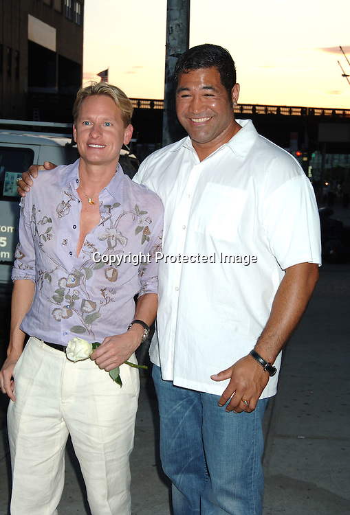 Carson Kressley and Ezra Tuaolo ..at The Danny Seo Book Party of his new book "Simply Green: Parties With Friends" on June 15, 2006 at The Stella McCartney Store. The party was sponsored by Country Home Magazine. ..Robin Platzer, Twin Images