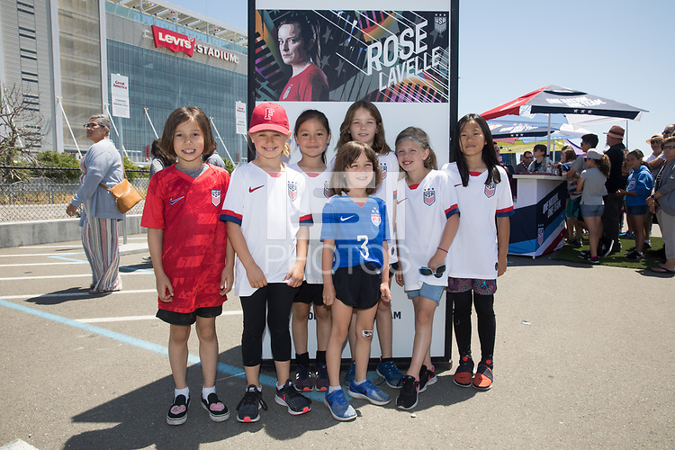 Santa Clara, CA - Sunday May 12, 2019: The Fan HQ before the women's national teams of the United States (USA) and South Africa (RSA) play in an international friendly match at Levi’s Stadium.