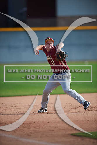 Walter Wise (17) of Eau Gallie High School in Melbourne Beach, Florida during the Under Armour All-American Pre-Season Tournament presented by Baseball Factory on January 14, 2017 at Sloan Park in Mesa, Arizona. (Mike Janes/Mike Janes Photography)