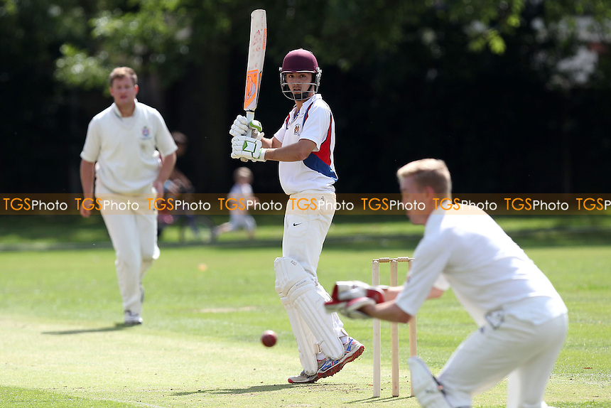 Hornchurch Athletic CC (batting) vs Havering-atte-Bower CC - Mid-Essex Cricket League at Hylands Park - 16/08/14 - MANDATORY CREDIT: Gavin Ellis/TGSPHOTO - Self billing applies where appropriate - contact@tgsphoto.co.uk - NO UNPAID USE