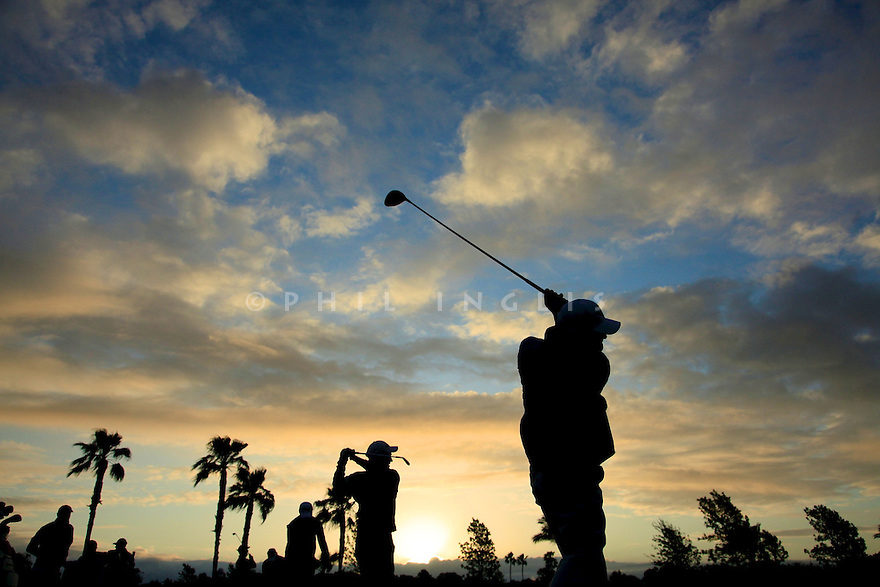 Paul Lawrie (SCO) in practice on the range during the first round of the Reale Seguros Open de Espana played at the Real Club de Golf de Sevilla, Seville, Andalucia, Spain 03-06 May 2012. (Picture Credit / Phil Inglis)