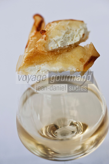 Europe/France/Poitou-Charentes/79/Deux-Sèvres/Melle: Craquant au chabichou - Recette d' Eric Caillon de l'Hôtel-restaurant: Les Glycines