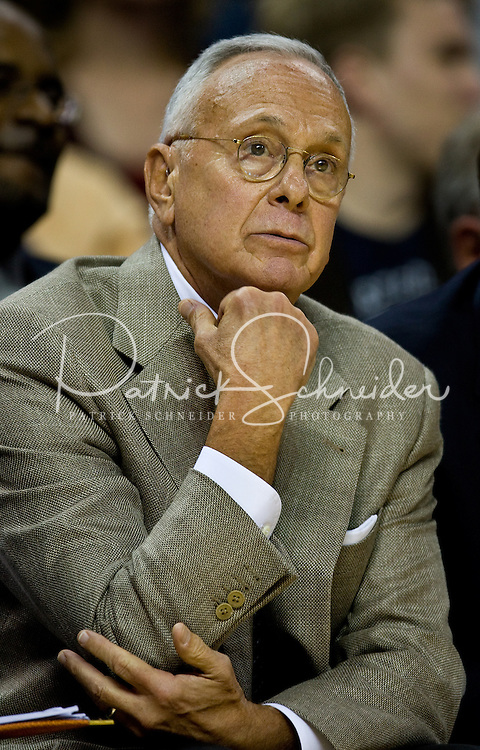 Charlotte Bobcats coach Larry Brown watches his team take on the Orlando Magic during an NBA basketball game at Time Warner Cable Arena in Charlotte, NC.