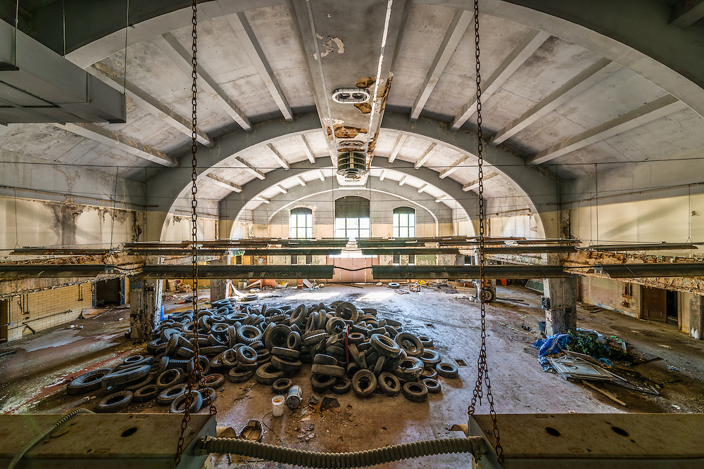 The Abandoned "White Hall" at Chanute Air Force base in Rantoul, IL.