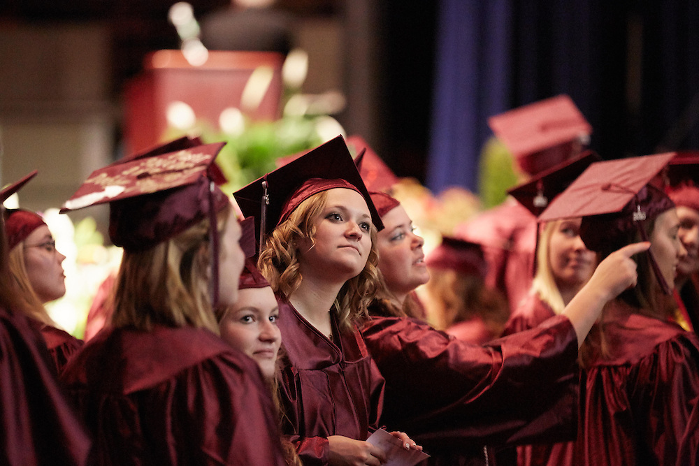 Activity; Graduation; Buildings; La Crosse Center; Location; Inside; People; Student Students; Spring; May; Time/Weather; day; Type of Photography; Candid; UWL UW-L UW-La Crosse University of Wisconsin-La Crosse