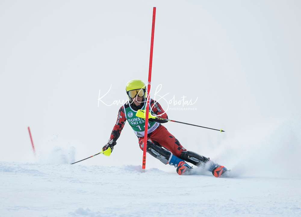 Macomber Cup Slalom at Gunstock Ski Club. ©2020 Karen Bobotas Photographer