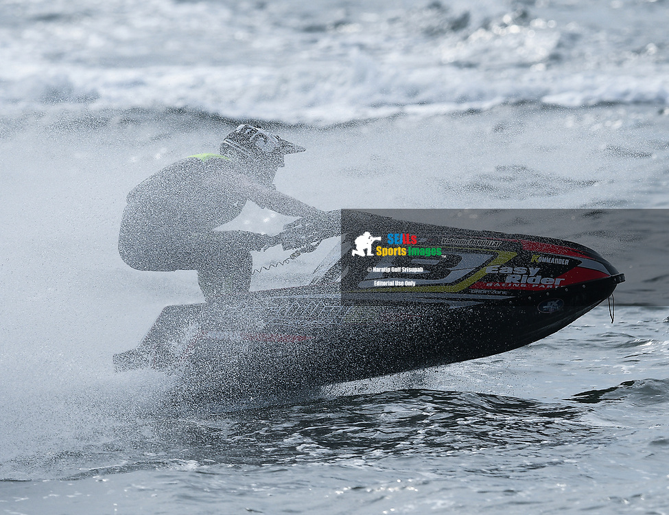 PATTAYA, THAILAND - DECEMBER 09: Valentin Dardillat (8) of France and Dardillat 8 Racing in action during the Pro Ski Grandprix Moto4 at the Thai Airways International Jet Ski World Cup 2018, Jomtien Beach, Pattaya, Thailand on December 09, 2018. <br />
.<br />
.<br />
.<br />
(Photo by: Naratip Golf Srisupab/SEALs Sports Images)<br />
.<br />
Any image use must include a mandatory credit line adjacent to the content which should read: Naratip Golf Srisupab/SEALs Sports Images