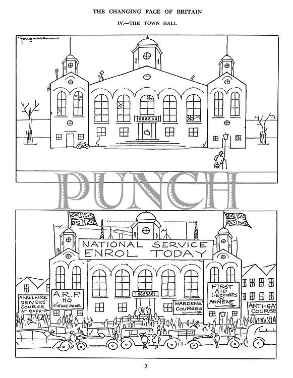 The Changing Face of Britain. IV. - The Town Hall.