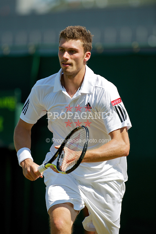 LONDON, ENGLAND - Monday, June 28, 2010: Daniel Brands (GER) during the Gentlemen's Singles 4th Round match on day seven of the Wimbledon Lawn Tennis Championships at the All England Lawn Tennis and Croquet Club. (Pic by David Rawcliffe/Propaganda)